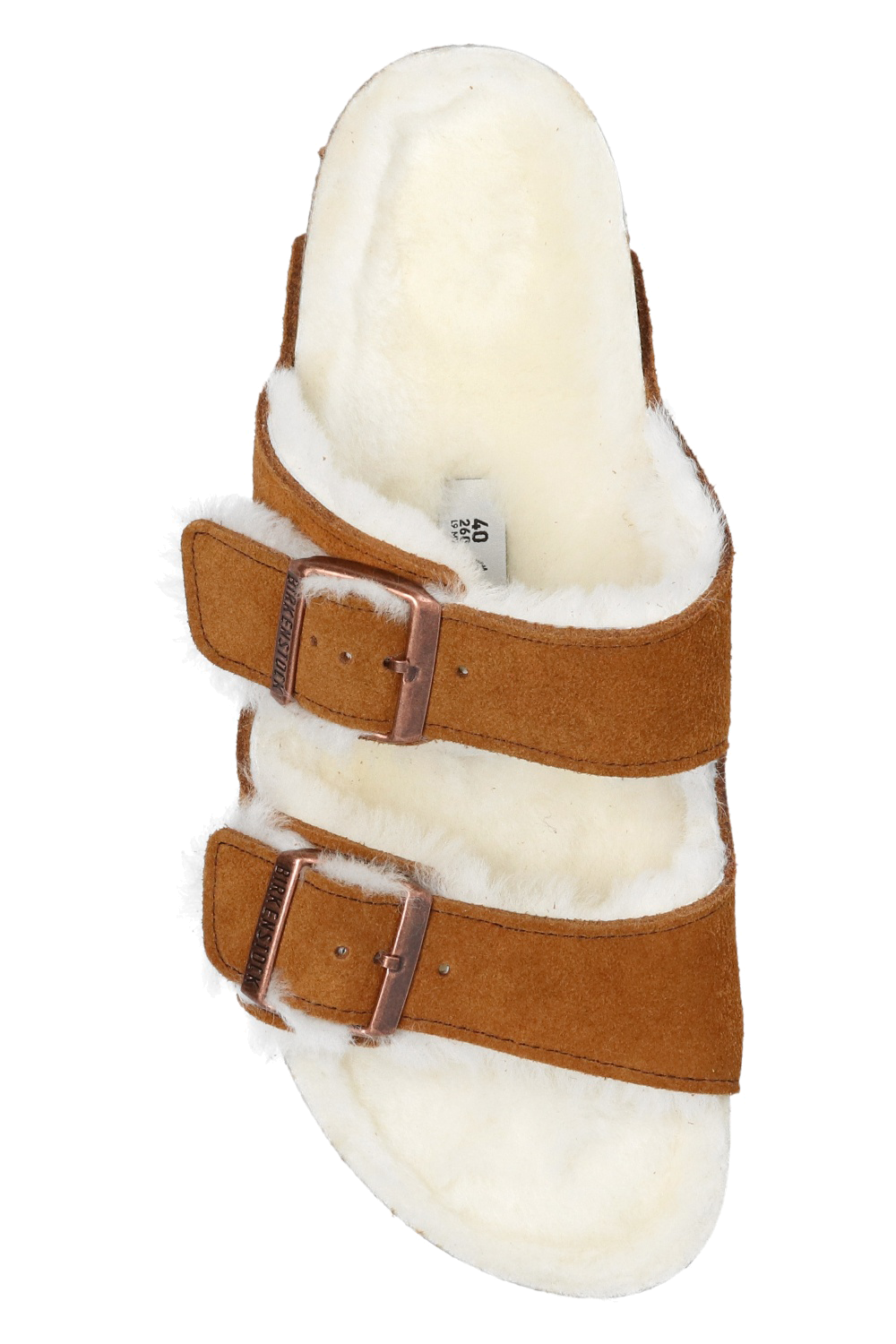 Braun Arizona Fur slides Birkenstock Vitkac Germany